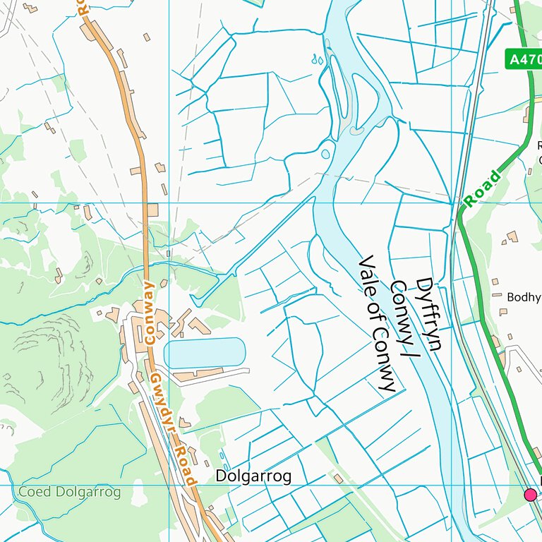 Conwy - Conwy (SH76) Map by UK Topographic Maps | Avenza Maps
