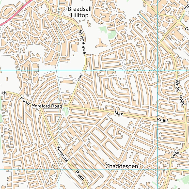 City of Derby (B) (SK33) Map by UK Topographic Maps | Avenza Maps