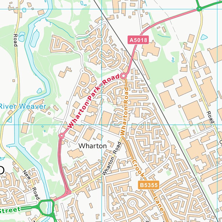 Cheshire West and Chester (B) (SJ66) Map by UK Topographic Maps ...
