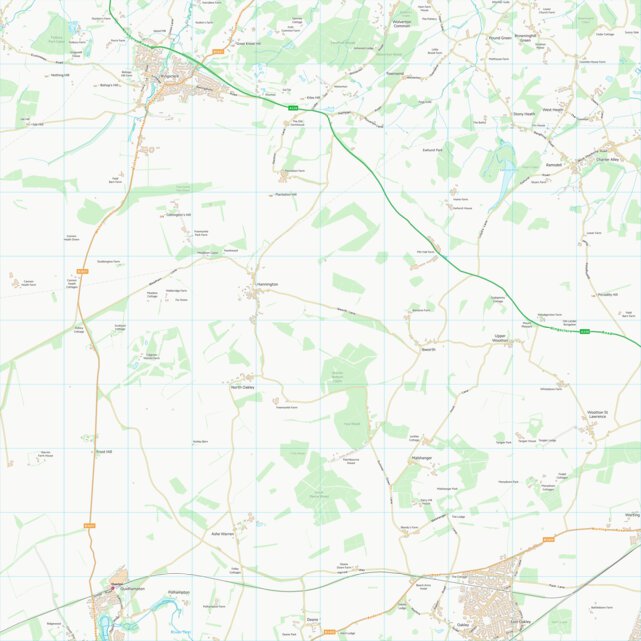 Basingstoke and Deane District (B) (SU55) Map by UK Topographic Maps ...