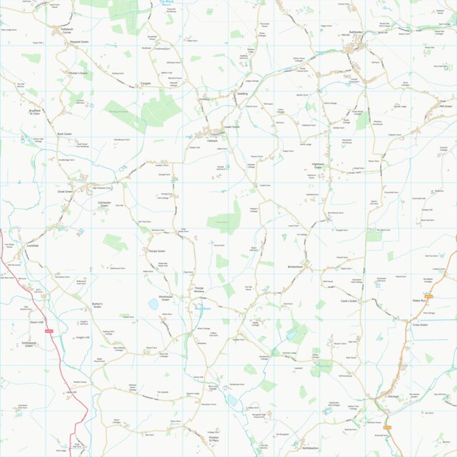 Babergh District (TL95) Map by UK Topographic Maps | Avenza Maps