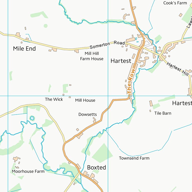 Babergh District (TL85) Map by UK Topographic Maps | Avenza Maps