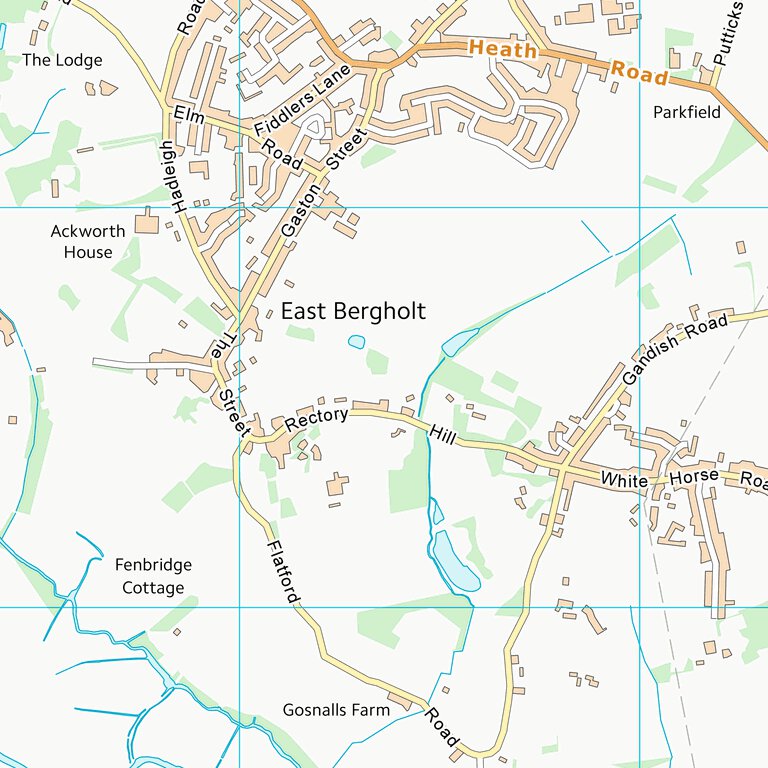 Babergh District (TM03) Map by UK Topographic Maps | Avenza Maps