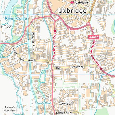 Hillingdon London Boro (TQ08) Preview 3