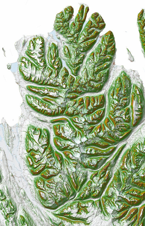 Ískort 2022 - 1:50.000 - Snjóflóð - Tröllaskagi Preview 1