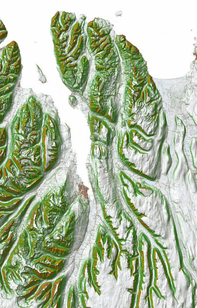 Ískort 2022 - 1:50.000 - Snjóflóð - Kinnarfjöll Preview 1