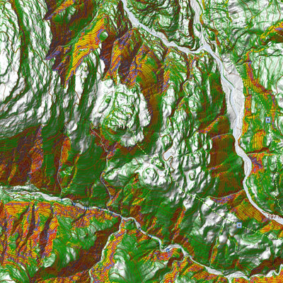 Ískort 2022 - 1:50.000 - Snjóflóð - Austfirðir - Suður Preview 3