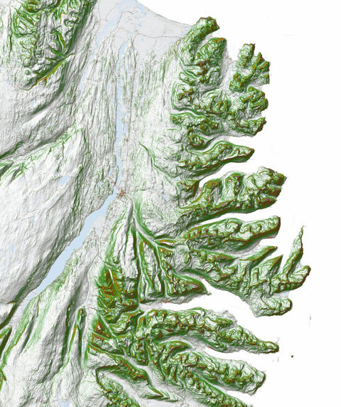Ískort 2022 - 1:50.000 - Snjóflóð - Austfirðir Preview 1