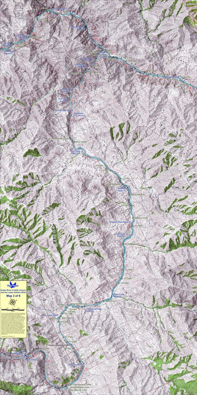 RiverMaps - Hells Canyon & Lower Salmon (Map 3) Preview 1
