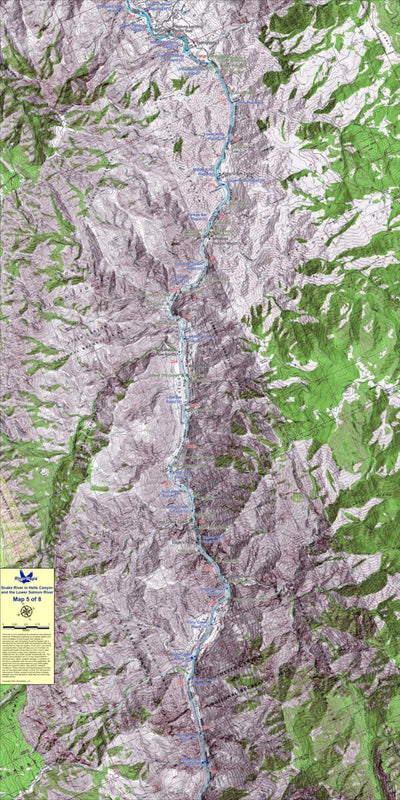 RiverMaps - Hells Canyon & Lower Salmon (Map 5) Preview 1