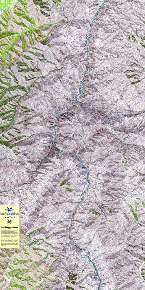 RiverMaps - Hells Canyon & Lower Salmon (Map 7) Preview 1