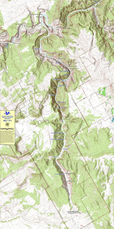RiverMaps - Dinosaur National Monument (Map 1) Preview 1