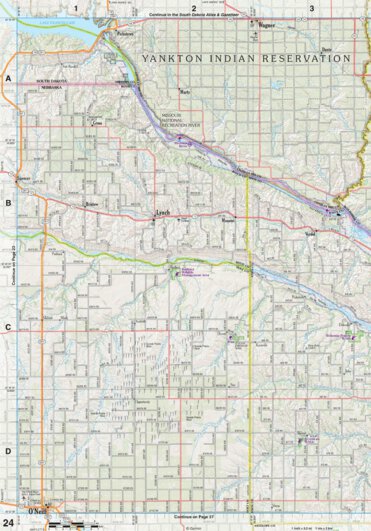 Nebraska Atlas & Gazetteer Page 24 Preview 1