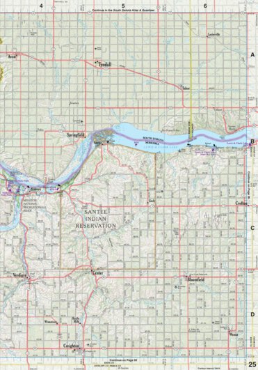 Nebraska Atlas & Gazetteer Page 25 Preview 1
