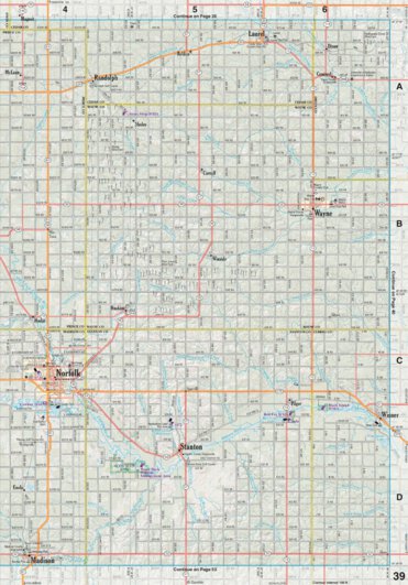 Nebraska Atlas & Gazetteer Page 39 Preview 1