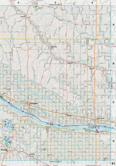 Nebraska Atlas & Gazetteer Page 61 Preview 1