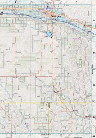 Nebraska Atlas & Gazetteer Page 59 Preview 1