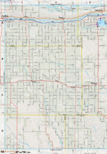 Nebraska Atlas & Gazetteer Page 58 Preview 1