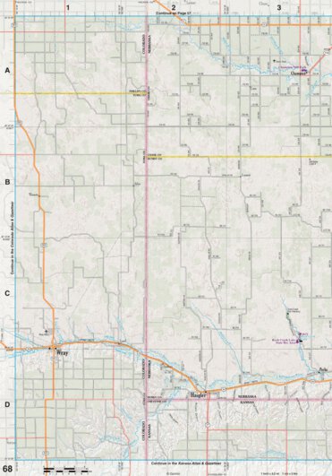 Nebraska Atlas & Gazetteer Page 68 Preview 1