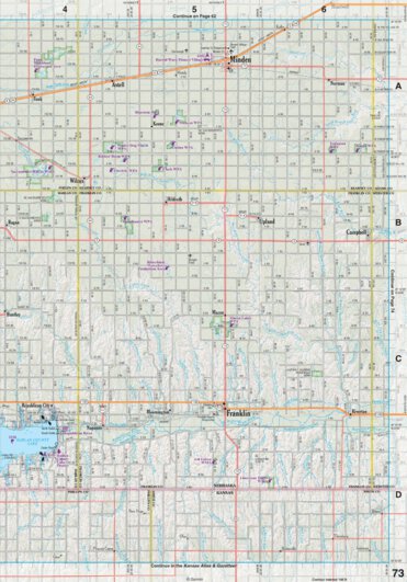 Nebraska Atlas & Gazetteer Page 73 Preview 1