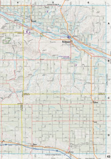 Nebraska Atlas & Gazetteer Page 43 Preview 1