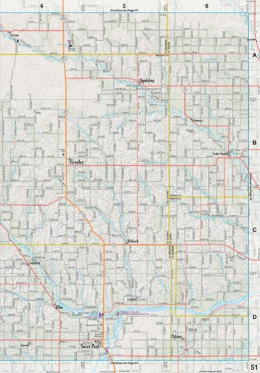 Nebraska Atlas & Gazetteer Page 51 Preview 1
