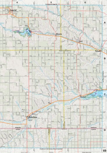 Nebraska Atlas & Gazetteer Page 69 Preview 1