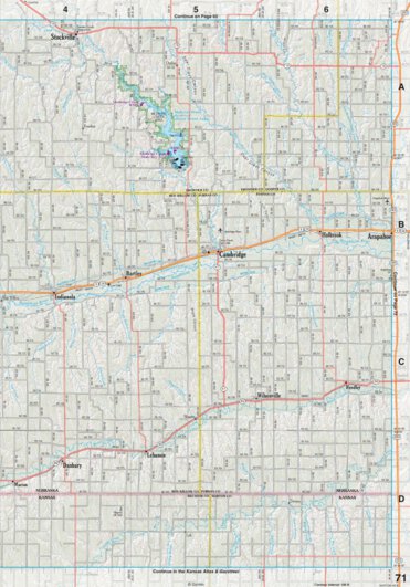 Nebraska Atlas & Gazetteer Page 71 Preview 1