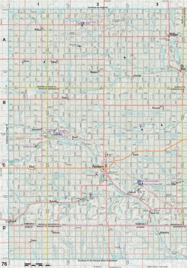 Nebraska Atlas & Gazetteer Page 76 Preview 1