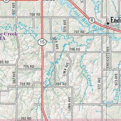 Nebraska Atlas & Gazetteer Page 76 Preview 3