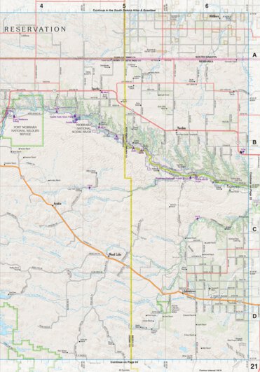 Nebraska Atlas & Gazetteer Page 21 Preview 1