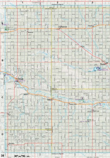 Nebraska Atlas & Gazetteer Page 38 Preview 1