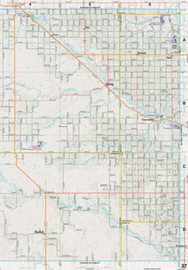 Nebraska Atlas & Gazetteer Page 37 Preview 1