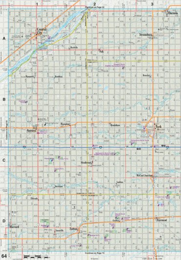 Nebraska Atlas & Gazetteer Page 64 Preview 1