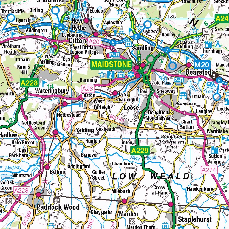 Wealden District (TQ) Map by UK Topographic Maps | Avenza Maps