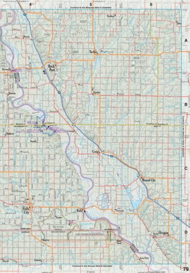 Nebraska Atlas & Gazetteer Page 79 Preview 1