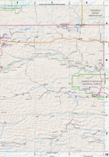 Nebraska Atlas & Gazetteer Page 19 Preview 1