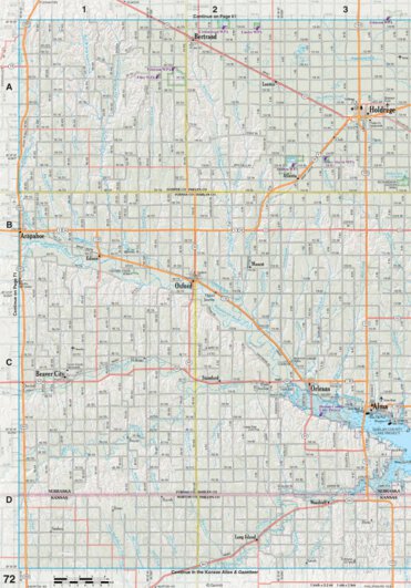 Nebraska Atlas & Gazetteer Page 72 Preview 1