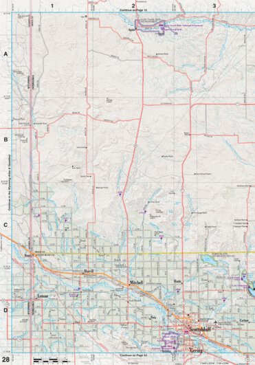 Nebraska Atlas & Gazetteer Page 28 Preview 1