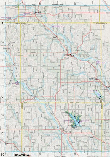 Nebraska Atlas & Gazetteer Page 50 Preview 1