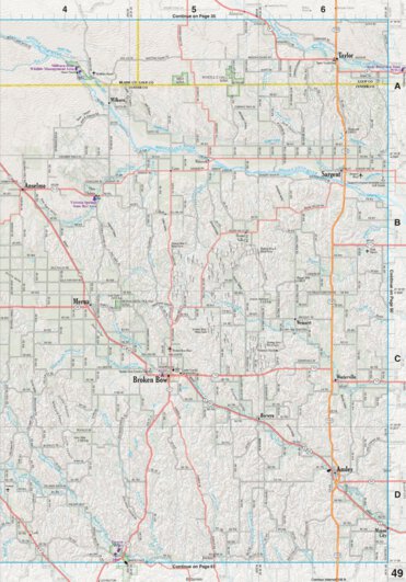 Nebraska Atlas & Gazetteer Page 49 Preview 1