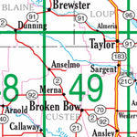 Nebraska Atlas & Gazetteer Overview Map Preview 2