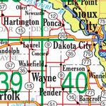 Nebraska Atlas & Gazetteer Overview Map Preview 3