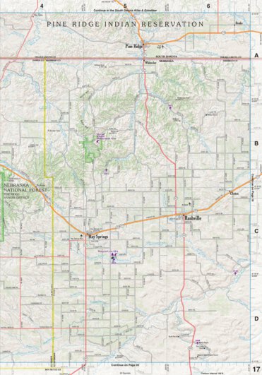 Nebraska Atlas & Gazetteer Page 17 Preview 1