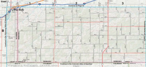 Nebraska Atlas & Gazetteer Page 56 Inset 1 Preview 1