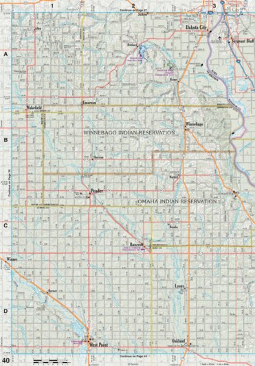 Nebraska Atlas & Gazetteer Page 40 Preview 1