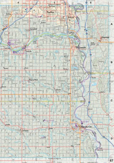 Nebraska Atlas & Gazetteer Page 67 Preview 1