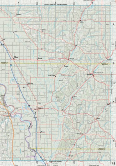 Nebraska Atlas & Gazetteer Page 41 Preview 1