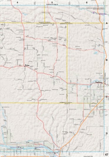Nebraska Atlas & Gazetteer Page 47 Preview 1