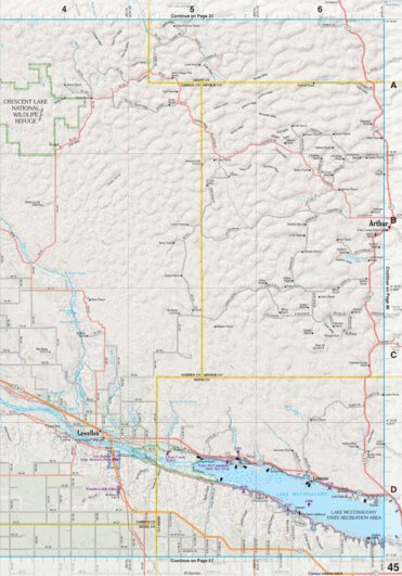 Nebraska Atlas & Gazetteer Page 45 Preview 1